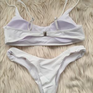 White 2 piece Zaful Bikini